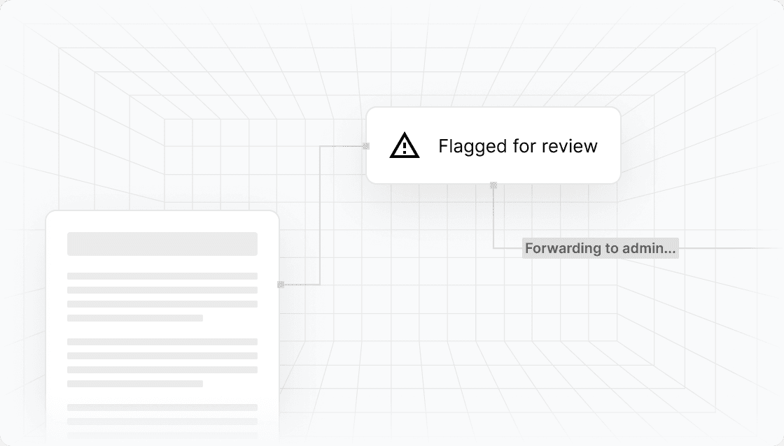 Manage referral exceptions illustration